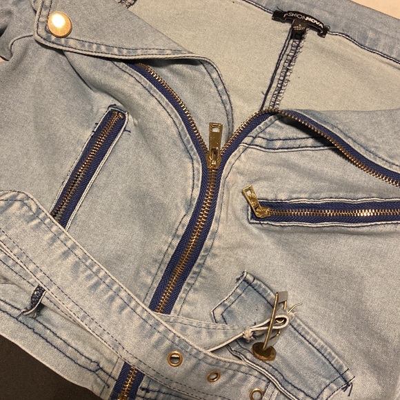 Jean Skirt Set - Picture 3 of 4